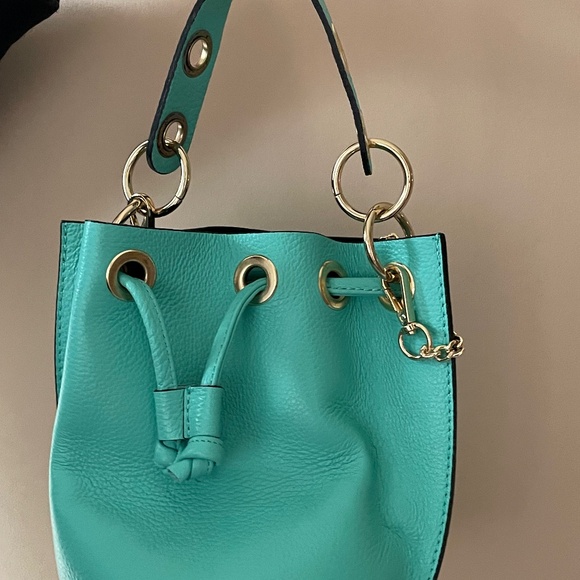 Leather Italian Bucket Bag - Picture 1 of 11